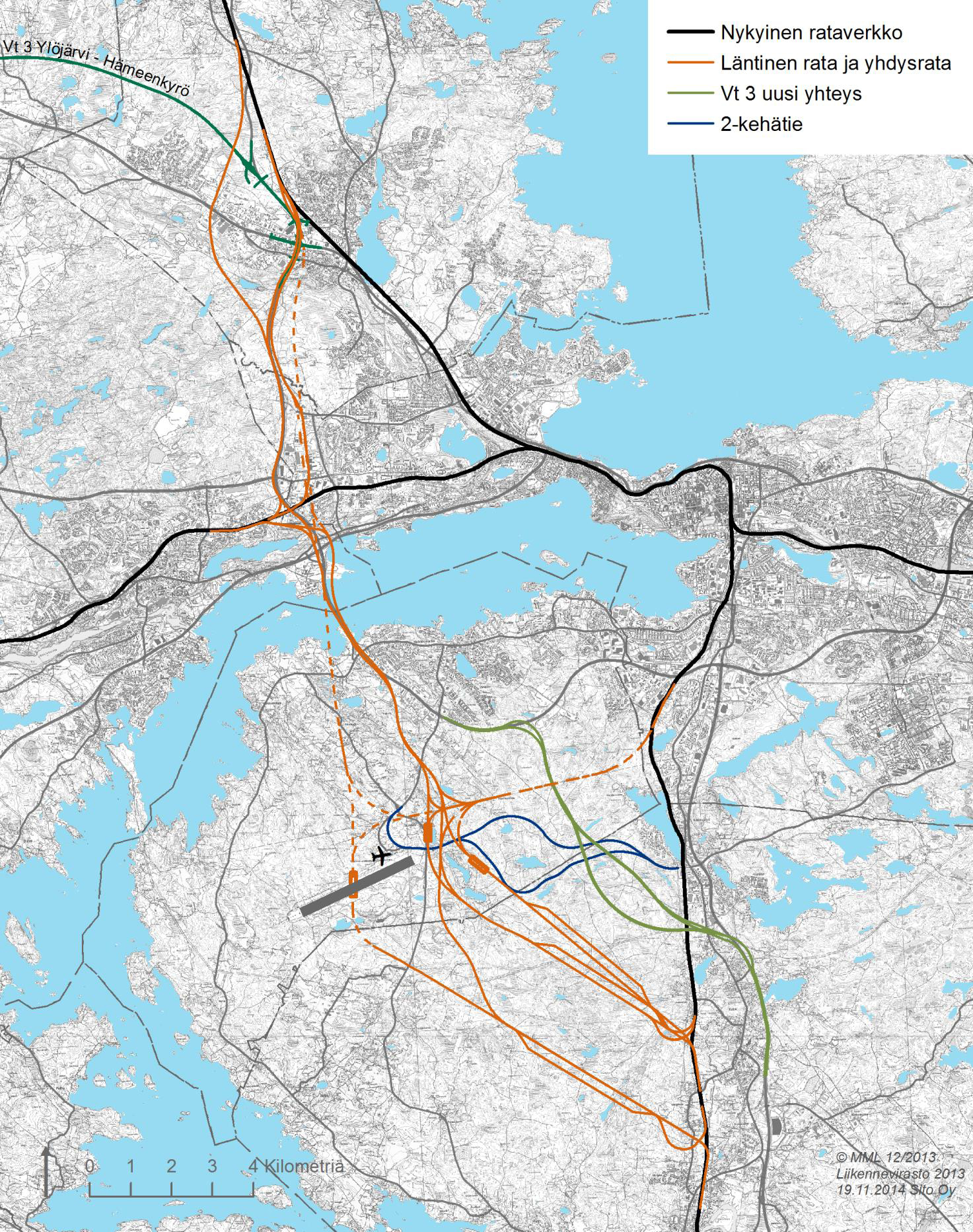 Tampereen läntisen ratayhteyden vaihtoehtotarkastelut valmistuneet -  Lempäälän-Vesilahden Sanomat