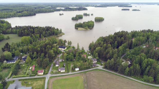 Haurala, Kirkkojärvi, maisema, järvi, Lempäälä