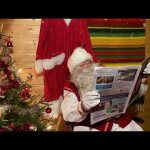 Joulupukkikin lukee paikalliset uutiset ennen joulukiireille joutumista