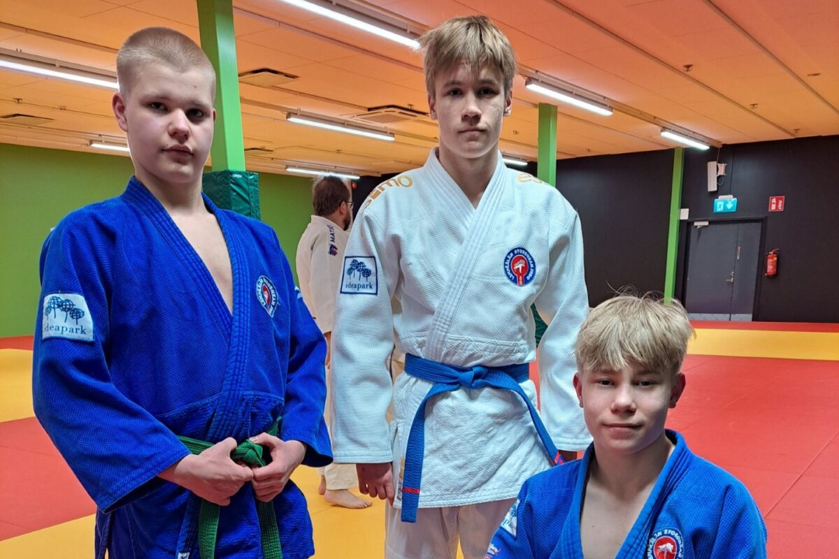 Junioreille esiintyminen judon SM-kisoissa kotitatamilla on huippujuttu